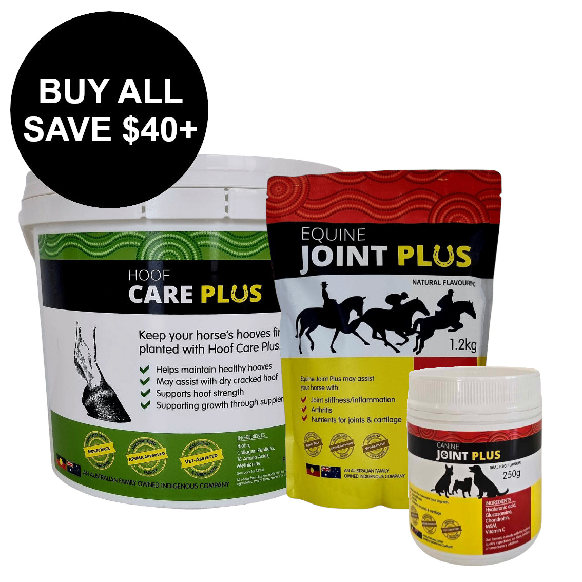 Super Equine & Canine Joint Plus Hoof Care Bundle